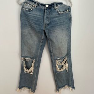 Free People Low Rise Mom Jeans